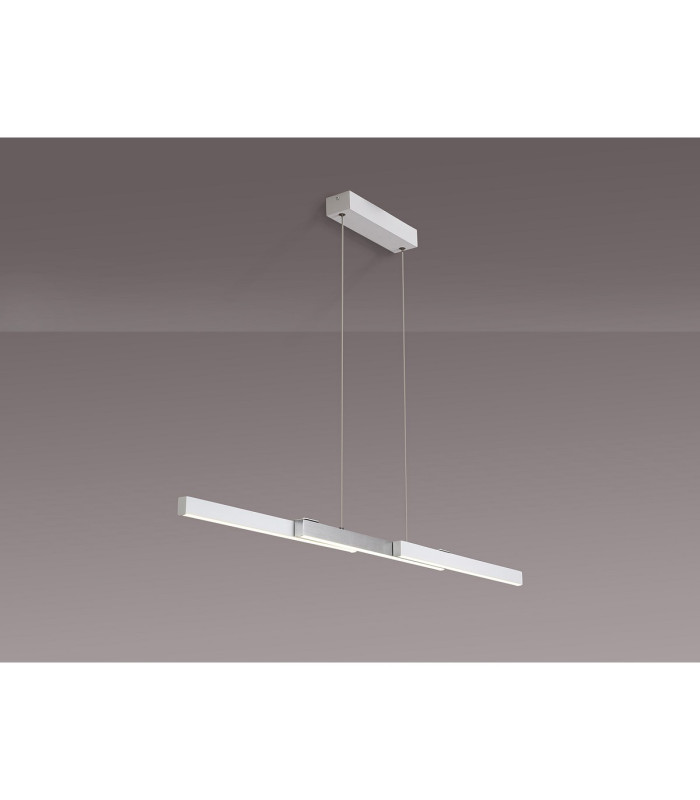 Madison Extendable Linear Pendant  24W LED 4000K 1200lm Sand White/Aluminium -16