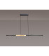 Madison Extendable Linear Pendant  24W LED 4000K 900lm Satin Black/Gold -3