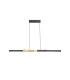 Madison Extendable Linear Pendant  24W LED 4000K 900lm Satin Black/Gold -5