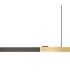Madison Extendable Linear Pendant  24W LED 4000K 900lm Satin Black/Gold -7