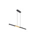 Madison Extendable Linear Pendant  24W LED 4000K 900lm Satin Black/Gold -10