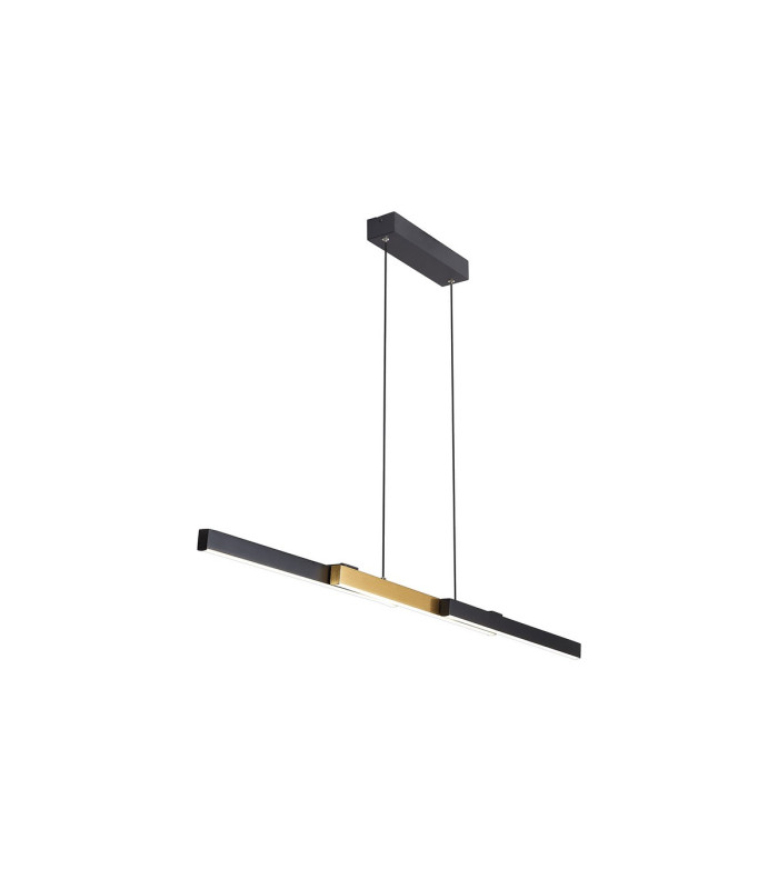 Madison Extendable Linear Pendant  24W LED 4000K 900lm Satin Black/Gold -10