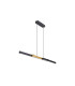 Madison Extendable Linear Pendant  24W LED 4000K 900lm Satin Black/Gold -11