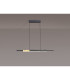 Madison Extendable Linear Pendant  24W LED 4000K 900lm Satin Black/Gold -14