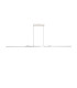 Madison Extendable Linear Pendant  40W LED Remote Control CCT Tuneable White 3000K-6000K 2200lm Sand White/Aluminium -5
