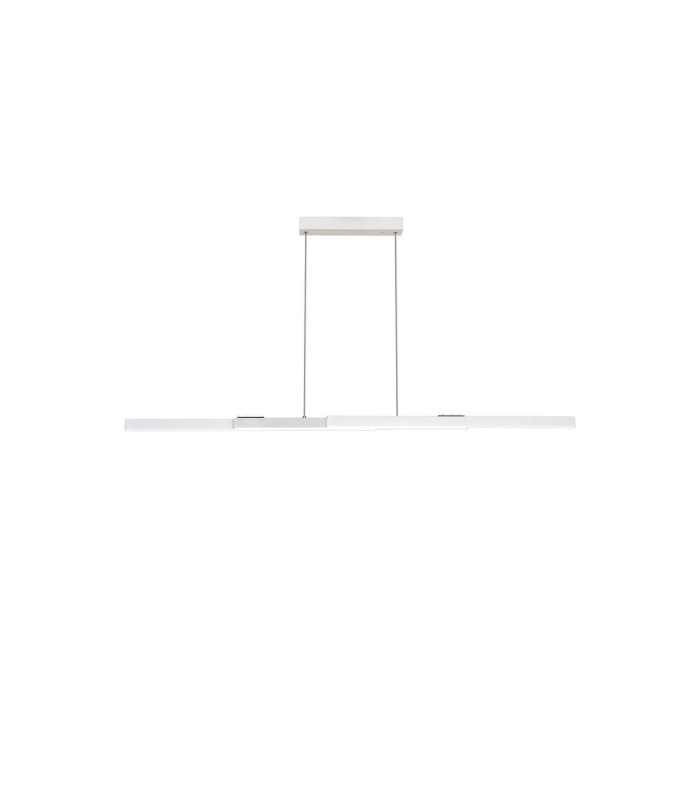 Madison Extendable Linear Pendant  40W LED Remote Control CCT Tuneable White 3000K-6000K 2200lm Sand White/Aluminium -6