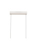 Madison Extendable Linear Pendant  40W LED Remote Control CCT Tuneable White 3000K-6000K 2200lm Sand White/Aluminium -7