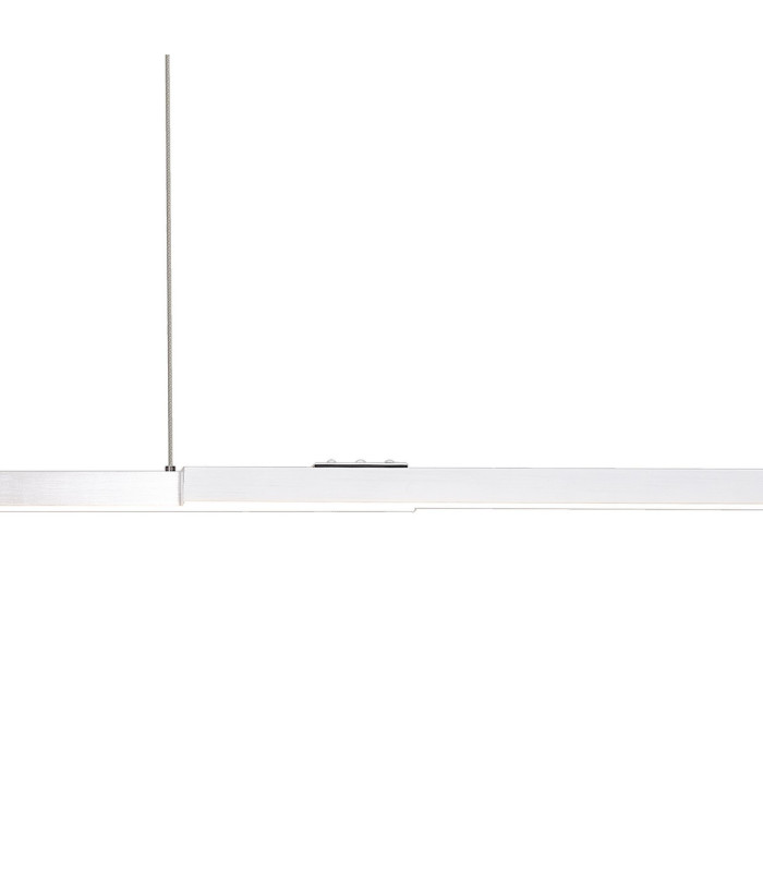 Madison Extendable Linear Pendant  40W LED Remote Control CCT Tuneable White 3000K-6000K 2200lm Sand White/Aluminium -9