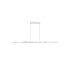 Madison Extendable Linear Pendant  40W LED Remote Control CCT Tuneable White 3000K-6000K 2200lm Sand White/Aluminium -10