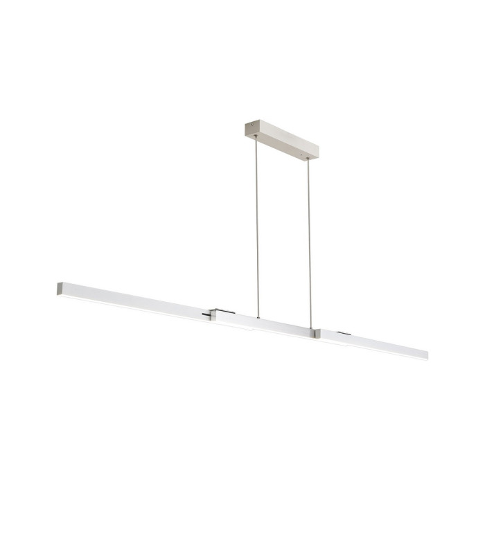 Madison Extendable Linear Pendant  40W LED Remote Control CCT Tuneable White 3000K-6000K 2200lm Sand White/Aluminium -11