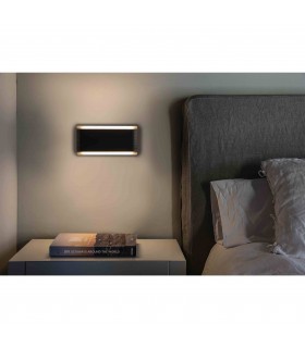 Wood Wall Lamp Black 2x 3W - 2