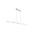 Madison Extendable Linear Pendant  40W LED Remote Control CCT Tuneable White 3000K-6000K 2200lm Sand White/Aluminium -13