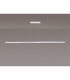 Madison Extendable Linear Pendant  40W LED Remote Control CCT Tuneable White 3000K-6000K 2200lm Sand White/Aluminium -14
