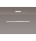 Madison Extendable Linear Pendant  40W LED Remote Control CCT Tuneable White 3000K-6000K 2200lm Sand White/Aluminium -15