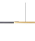 Madison Extendable Linear Pendant  40W LED Remote Control CCT Tuneable White 3000K-6000K 1800lm Satin Black/Gold -7