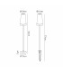 Dayton Post Lamp 1 x E27 Anthracite/Smoked IP54 -2