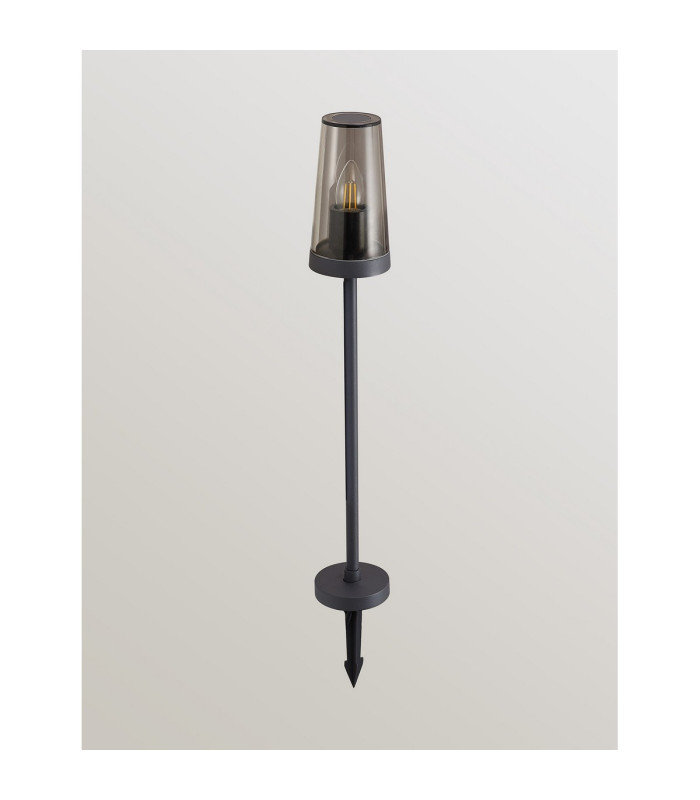 Dayton Post Lamp 1 x E27 Anthracite/Smoked IP54 -7