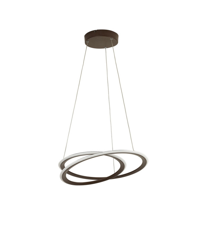 Constantia 51.5cm Pendant 1 x 40W LED 3000K 2000lm 3 Step Dimming Brown Oxide -4