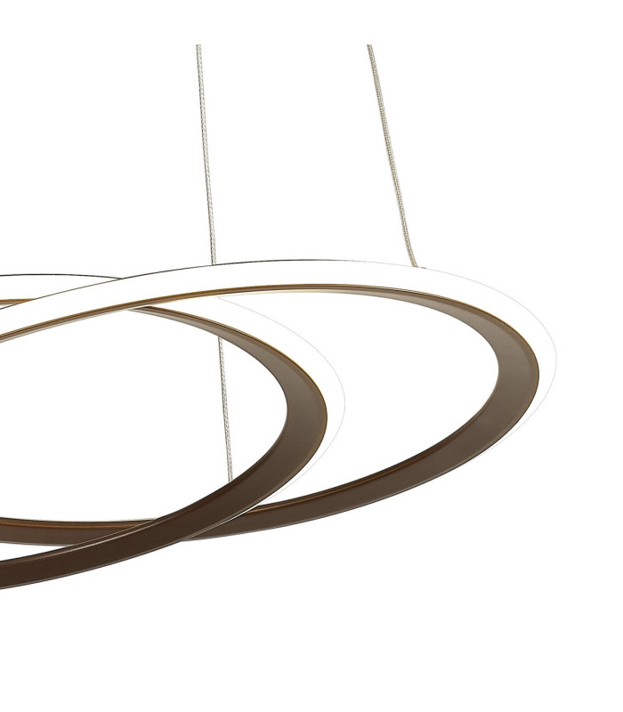 Constantia 51.5cm Pendant 1 x 40W LED 3000K 2000lm 3 Step Dimming Brown Oxide -7