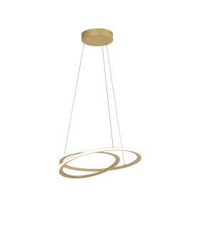 Constantia 51.5cm Pendant 1 x 40W LED 3000K 2000lm 3 Step Dimming Sand Gold -1