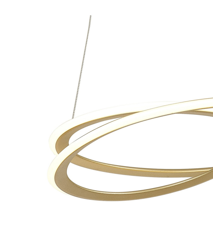Constantia 51.5cm Pendant 1 x 40W LED 3000K 2000lm 3 Step Dimming Sand Gold -7