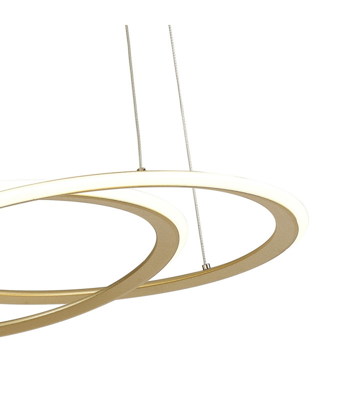 Constantia 51.5cm Pendant 1 x 40W LED 3000K 2000lm 3 Step Dimming Sand Gold -8