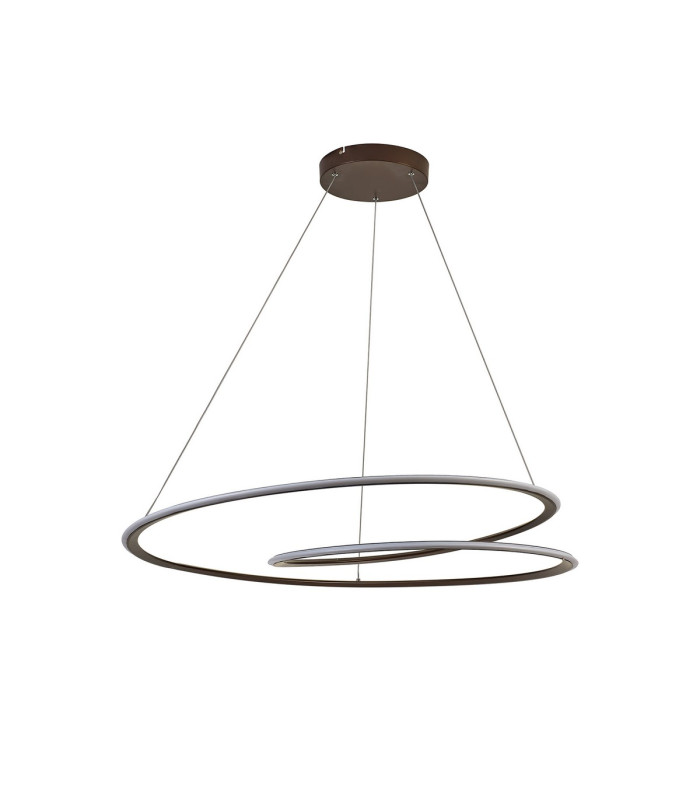 Constantia 97cm Twist Pendant 1 x 60W LED 2700-6000K 2400lm Tuneable Remote Control Brown Oxide -4