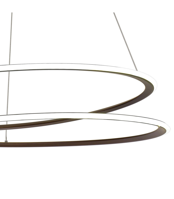 Constantia 97cm Twist Pendant 1 x 60W LED 2700-6000K 2400lm Tuneable Remote Control Brown Oxide -7