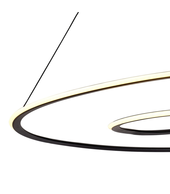 Constantia 97cm Twist Pendant 1 x 60W LED 2700-6000K 2400lm Tuneable Remote Control Sand Black -7