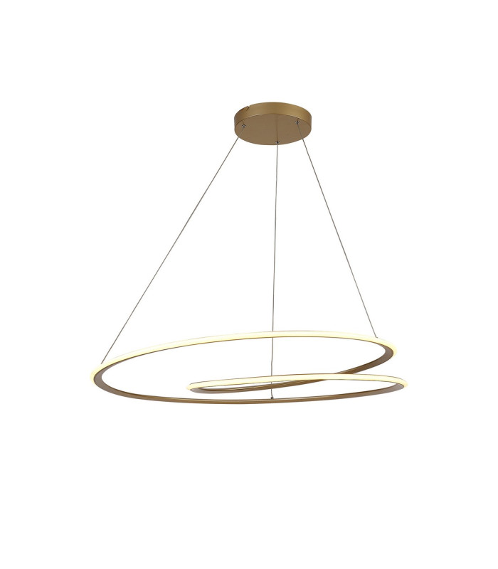 Constantia 97cm Twist Pendant 1 x 60W LED 2700-6000K 2400lm Tuneable Remote Control Sand Gold -1