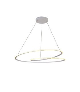 Constantia 97cm Twist Pendant 1 x 60W LED 2700-6000K 2400lm Tuneable Remote Control Sand White -1