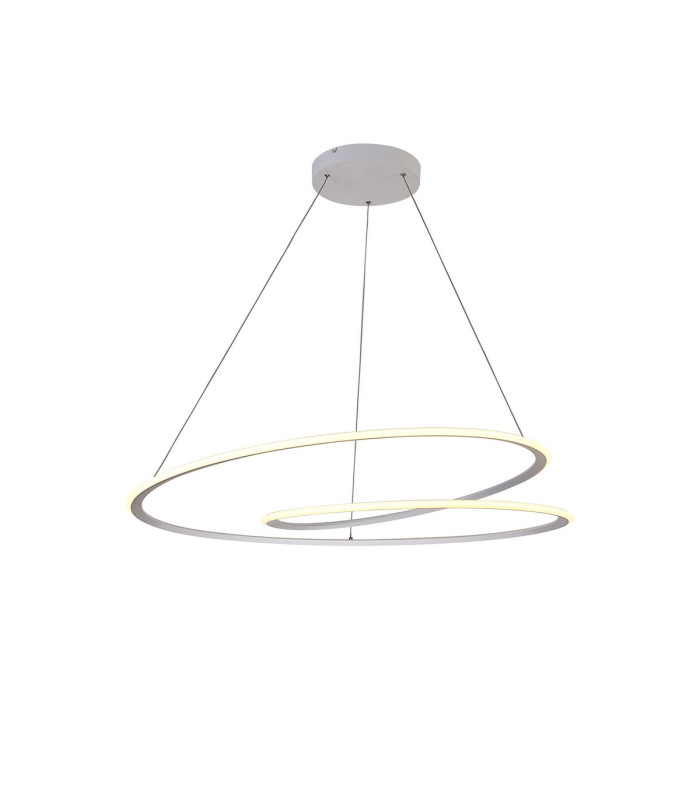 Constantia 97cm Twist Pendant 1 x 60W LED 2700-6000K 2400lm Tuneable Remote Control Sand White -1