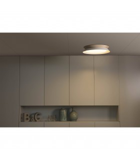 Led Flush Ceiling Lamp White 24W 3000K - 2