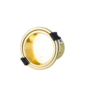 Montauk 5/8W Triac Dimmable 4CCT LED Fire Rated Downlight Gold Inner Cut Out: 70mm 800lm 60° Deg IP65 -1