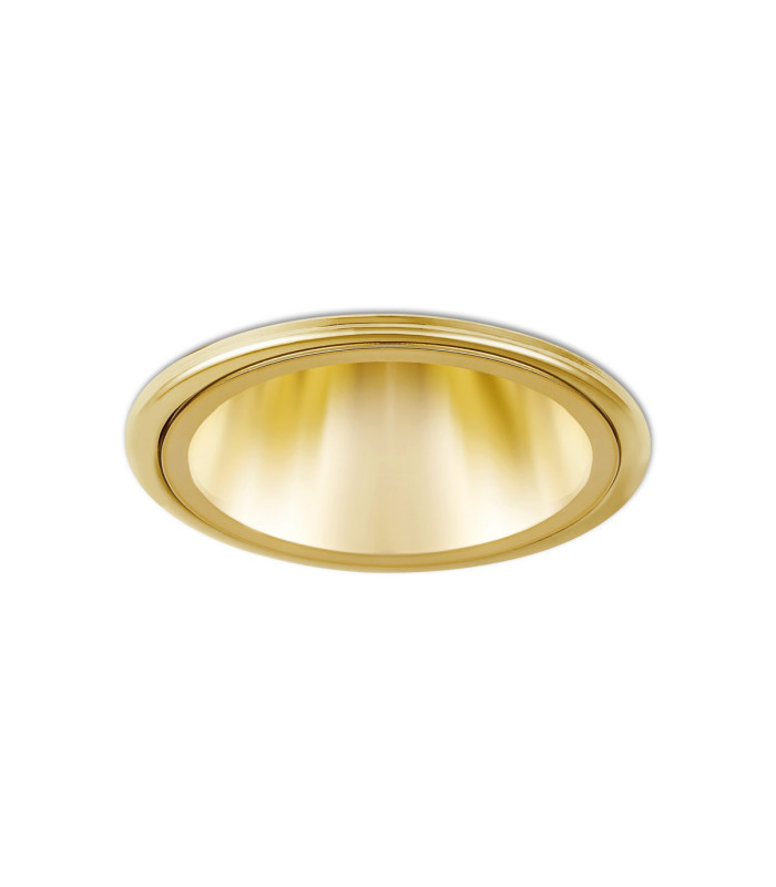 Montauk 5/8W Triac Dimmable 4CCT LED Fire Rated Downlight Gold Inner Cut Out: 70mm 800lm 60° Deg IP65 -10