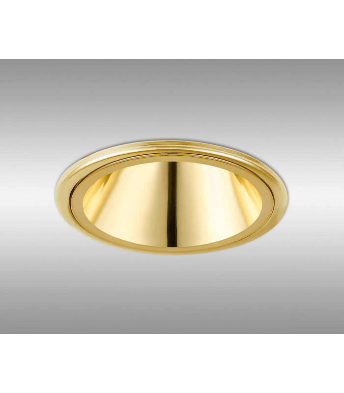 Montauk 5/8W Triac Dimmable 4CCT LED Fire Rated Downlight Gold Inner Cut Out: 70mm 800lm 60° Deg IP65 -14