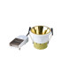 Montauk 5/8W Triac Dimmable 4CCT LED Fire Rated Downlight Gold Inner & White Trim IP65 -5