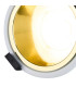 Montauk 5/8W Triac Dimmable 4CCT LED Fire Rated Downlight Gold Inner & White Trim IP65 -6