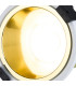 Montauk 5/8W Triac Dimmable 4CCT LED Fire Rated Downlight Gold Inner & White Trim IP65 -8