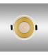 Montauk 5/8W Triac Dimmable 4CCT LED Fire Rated Downlight Gold Inner & White Trim IP65 -13