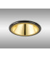 Montauk 5/8W Triac Dimmable 4CCT LED Fire Rated Downlight Gold Inner & Black Chrome Trim IP65 -16