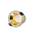 Montauk 5/8W Triac Dimmable 4CCT LED Fire Rated Downlight Gold Inner & Satin Nickel Trim IP65 -4