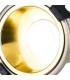 Montauk 5/8W Triac Dimmable 4CCT LED Fire Rated Downlight Gold Inner & Satin Nickel Trim IP65 -8