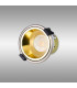 Montauk 5/8W Triac Dimmable 4CCT LED Fire Rated Downlight Gold Inner & Satin Nickel Trim IP65 -11