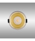 Montauk 5/8W Triac Dimmable 4CCT LED Fire Rated Downlight Gold Inner & Satin Nickel Trim IP65 -13