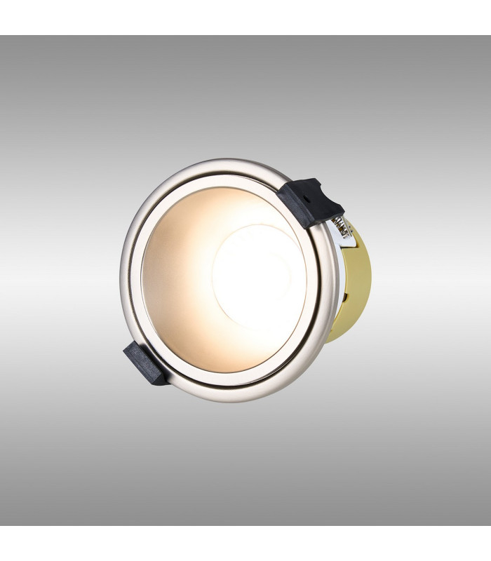 Montauk 5/8W Triac Dimmable 4CCT LED Fire Rated Downlight Satin Nickel Inner IP65 -3