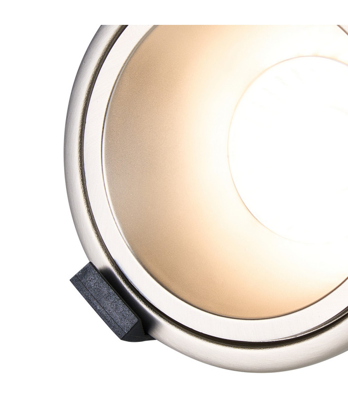 Montauk 5/8W Triac Dimmable 4CCT LED Fire Rated Downlight Satin Nickel Inner IP65 -7
