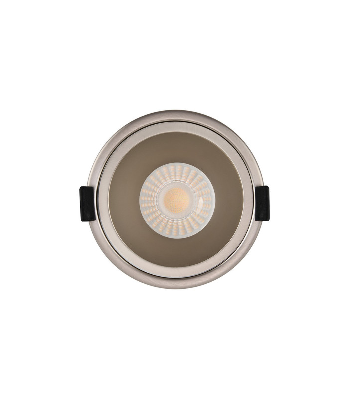 Montauk 5/8W Triac Dimmable 4CCT LED Fire Rated Downlight Satin Nickel Inner IP65 -8