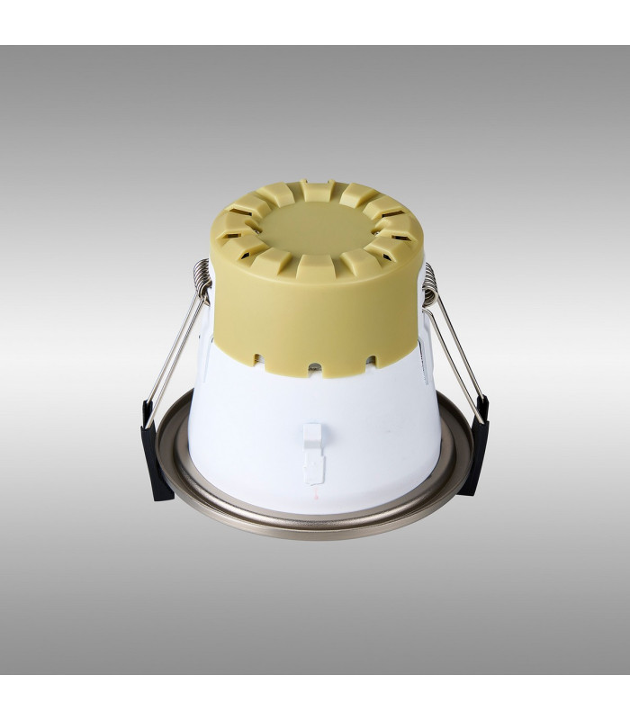 Montauk 5/8W Triac Dimmable 4CCT LED Fire Rated Downlight Satin Nickel Inner IP65 -15