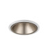 Montauk 5/8W Triac Dimmable 4CCT LED Fire Rated Downlight Satin Nickel Inner & White Trim